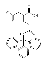 Ac-gln(trt)-oh - Chemical structure and product image