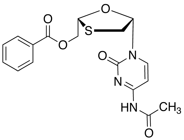 N-Acetyl O-Benzyl Lamivudine - Chemical structure and product image