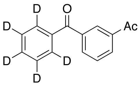 3-Acetylbenzophenone-d5 - Chemical structure and product image