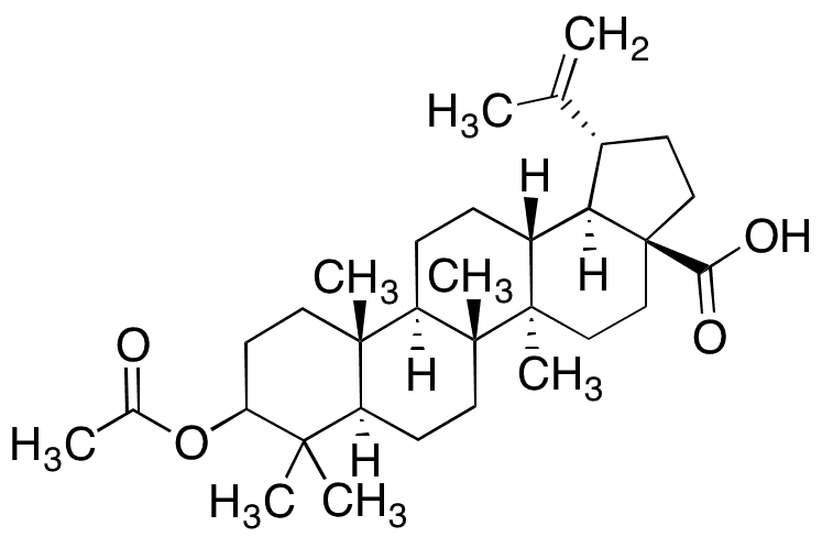3-O-Acetyl-betulinic acid - Chemical structure and product image