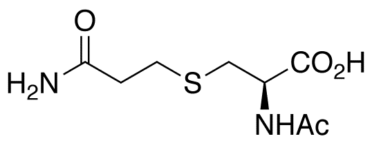 N-Acetyl-S-(carbamoylethyl)-L-cysteine - Chemical structure and product image