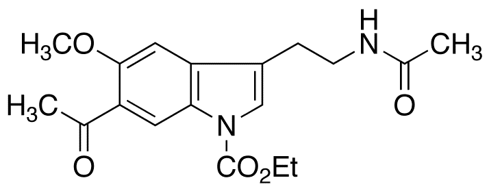 6-Acetyl-N-caboxylate Melatonin Ethyl Ester - Chemical structure and product image