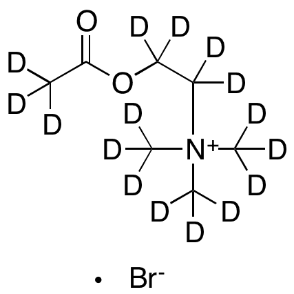 Acetylcholine-d16 Bromide - Chemical structure and product image