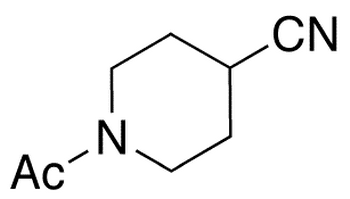 1-Acetyl-4-cyanopiperidine - Chemical structure and product image