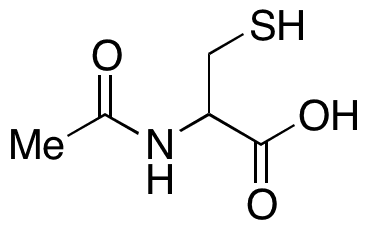 N-Acetyl-DL-cysteine - Chemical structure and product image