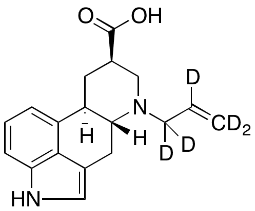 6-Allyl-8β-carboxyergoline-d5 - Chemical structure and product image