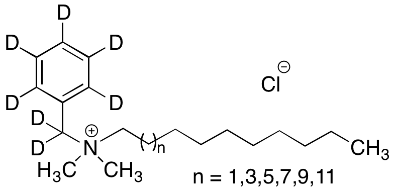 Benzalkonium Chloride-d7 - Chemical structure and product image