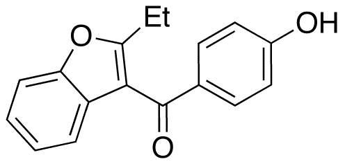 Benzarone - Chemical structure and product image