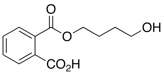 1,2-Benzenedicarboxylic Acid 1-(4-Hydroxybutyl) Ester - Chemical structure and product image
