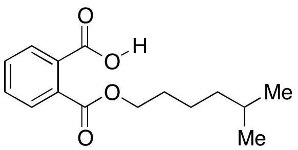 1,2-Benzenedicarboxylic Acid 1-(5-Methylhexyl) Ester - Chemical structure and product image