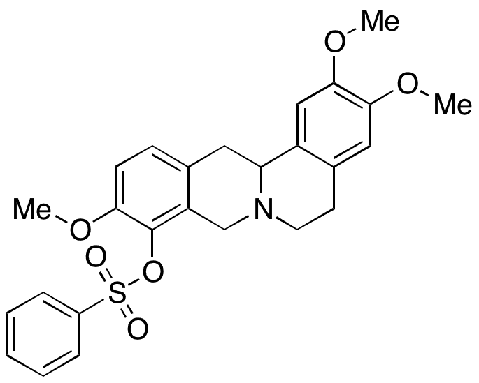9-O-Benzenesulfonyl (±)-Tetrahydropalmatrubine - Chemical structure and product image