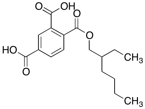 1,2,4-Benzenetricarboxylic Acid 1-(2-ethylhexyl) Ester - Chemical structure and product image
