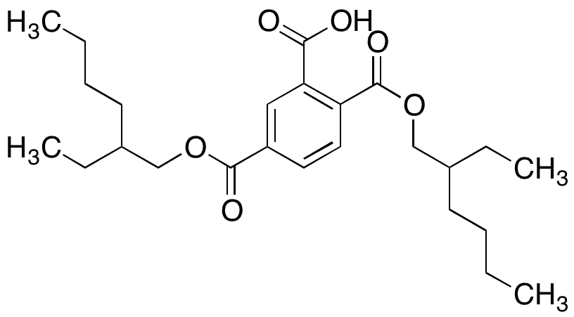 1,2,4-Benzenetricarboxylic Acid 1,4-Bis(2-ethylhexyl) Ester - Chemical structure and product image