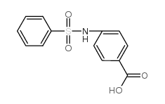 4-Benzenesulfonylaminobenzoic acid - Chemical structure and product image