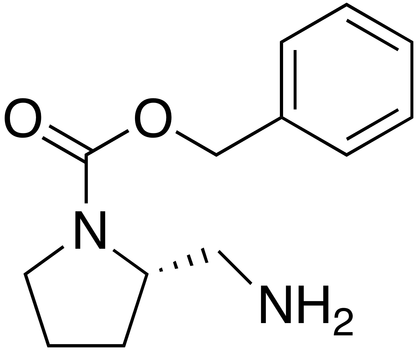 (S)-Benzyl 2-(aminomethyl)pyrrolidine-1-carboxylate - Chemical structure and product image