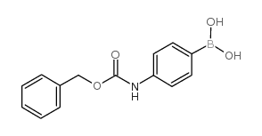 4-(Benzyloxycarbonylamino)benzeneboronic acid - Chemical structure and product image