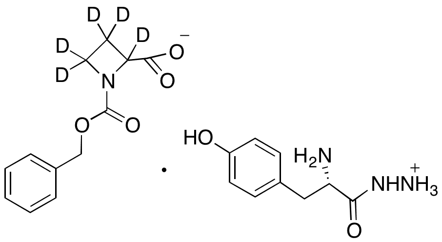 1-Benzyl D-1,2-azetidinedicarboxylate with L-hydrazide Tyrosine - Chemical structure and product image