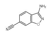 3-Amino-1,2-benzisoxazole-6-carbonitrile - Chemical structure and product image