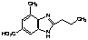 1H-Benzimidazole-4-methyl-2-propyl-6-carboxylic Acid - Chemical structure and product image