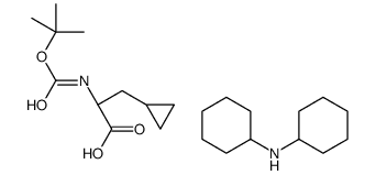Boc-l-cyclopropylalanine-dcha - Chemical structure and product image