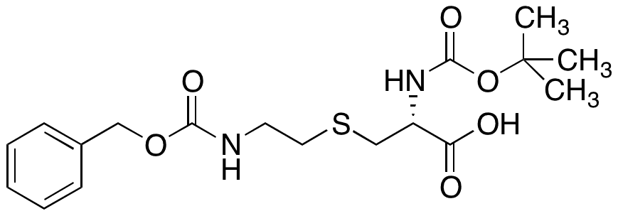 Boc-S-Z-aminoethyl-L-cysteine - Chemical structure and product image