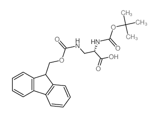 Boc-dap(fmoc)-oh - Chemical structure and product image