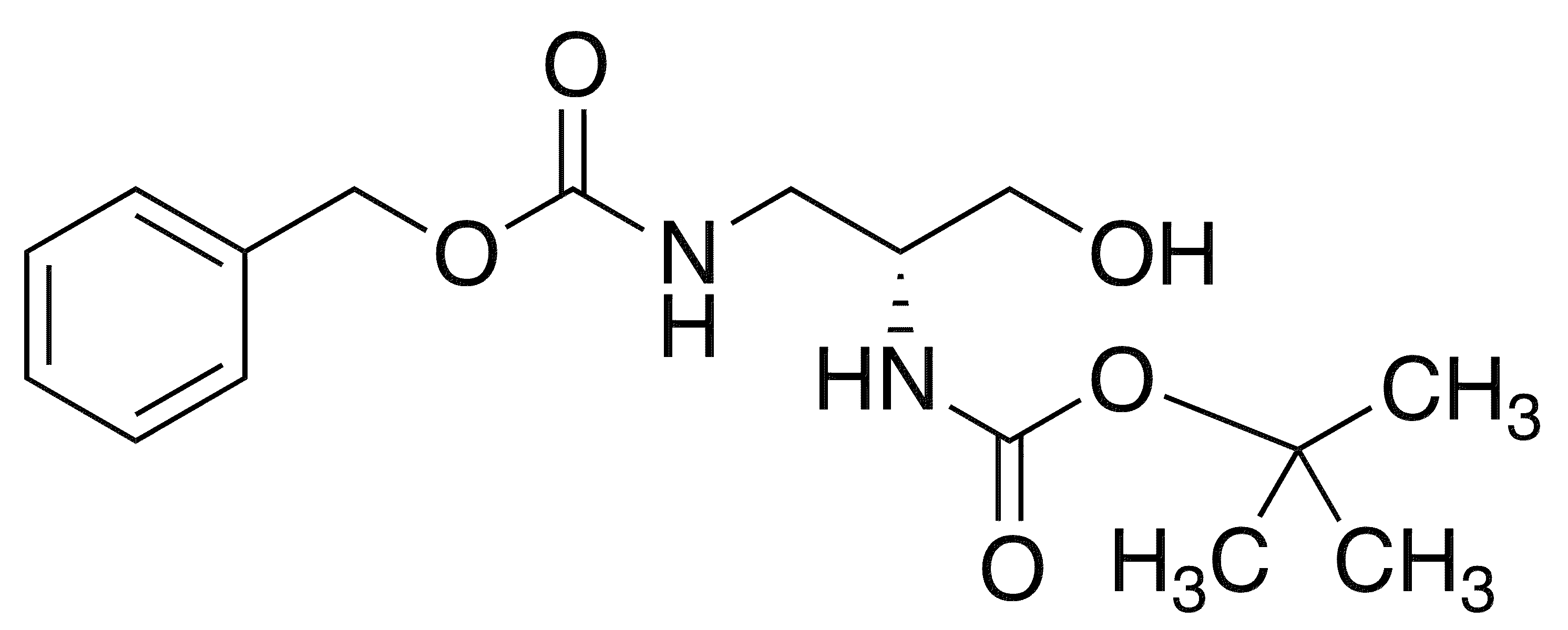 Boc-D-dap(z)-ol - Chemical structure and product image