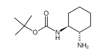 (1S,2S)-(+)-Boc-1,2-diaminocyclohexane - Chemical structure and product image