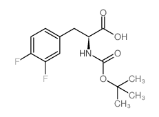 Boc-L-3,4-difluorophenylalanine - Chemical structure and product image