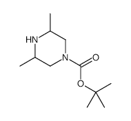 1-Boc-3,5-dimethylpiperazine - Chemical structure and product image