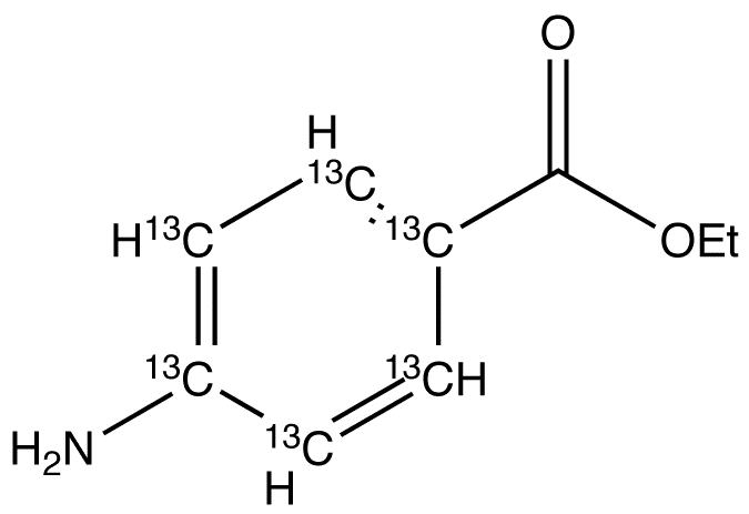 Benzocaine-13C6 - Chemical structure and product image