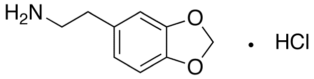 1,3-Benzodioxole-5-ethanamine Hydrochloride - Chemical structure and product image