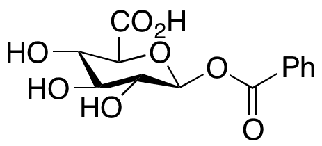 Benzoic Acid Acyl-β-D-glucuronide - Chemical structure and product image