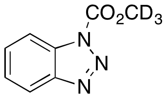 1H-Benzotriazole-1-carboxylic Acid Methyl Ester-d3 - Chemical structure and product image