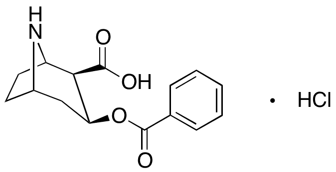 Benzoyl Norecgonine Hydrochloride - Chemical structure and product image