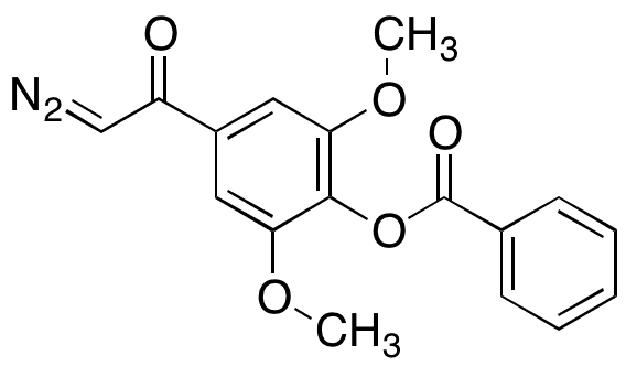 4-(Benzoyloxy)-α-diazo-3,5-dimethoxyacetophenone - Chemical structure and product image