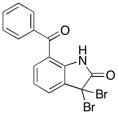 7-Benzoyl-3 3-dibromoindolin-2-one - Chemical structure and product image