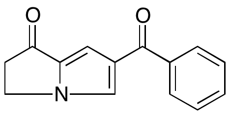 6-Benzoyl-23-dihydro-1H-pyrrolizin-1-one - Chemical structure and product image