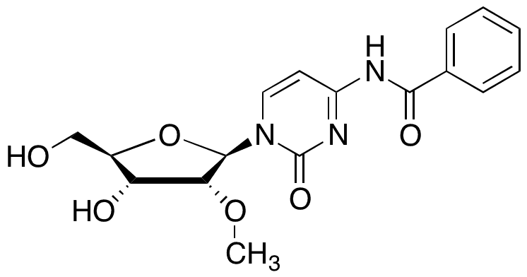 N4-Benzoyl-2 -O-methylcytidine - Chemical structure and product image