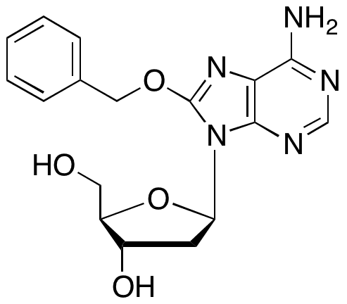 8-Benzyloxy-2 -deoxyadenosine - Chemical structure and product image