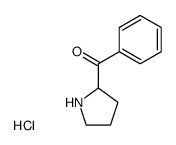 2-Benzoylpyrrolidine Hydrochloride - Chemical structure and product image