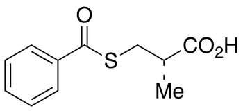 (S)-(-)-3-(Benzoylthio)-2-methylpropanoic Acid - Chemical structure and product image