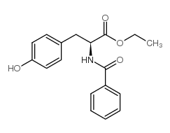 N-Benzoyl-L-tyrosine ethyl ester - Chemical structure and product image