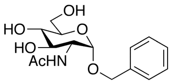 Benzyl 2-Acetamido-2-deoxy-alpha-D-glucopyranoside - Chemical structure and product image