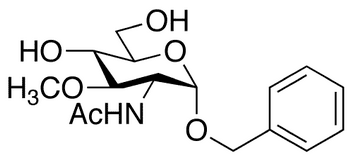 Benzyl 2-Acetamido-3-O-methyl-alpha-D-glucopyranoside - Chemical structure and product image