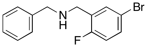 2-(Benzylaminomethyl)-4-bromo-1-fluorobenzene - Chemical structure and product image