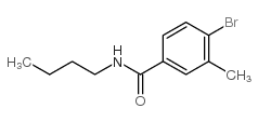 4-Bromo-N-butyl-3-methylbenzamide - Chemical structure and product image