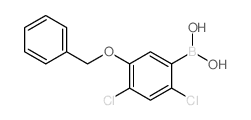 5-(Benzyloxy)-2,4-dichlorophenylboronic acid - Chemical structure and product image