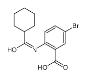 5-Bromo-2-(cyclohexanecarboxamido)benzoic acid - Chemical structure and product image