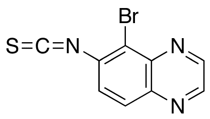 5-Bromo-6-isothiocyanatoquinoxaline - Chemical structure and product image
